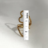 Alchemia Double Heart Adjustable Ring